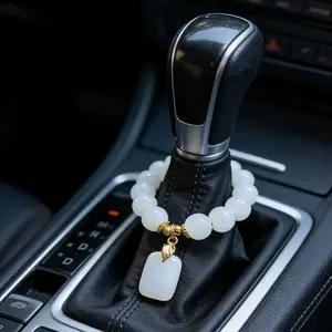 Universal Fit Handcrafted Car Gear Shift Beads, Auto Gear Knob Decor, Interior Ornament Accessories, Stylish Car Interior Upgrade