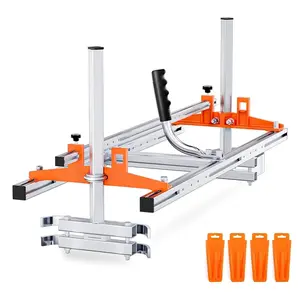 16"-36" Chainsaw-Mill-Portable-Saw-Mill - 36 Inch Chainsaw Mill Kit Planking Milling, Gas Powered