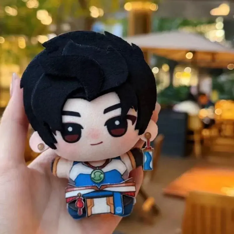 2026 new Stuffed 10cm Overwatch 2 Cute Wuyang Ana Mauga Venture Doll Plush Toy for Kids Fans Birthday Holiday Gifts Collect XMAS Decorate
