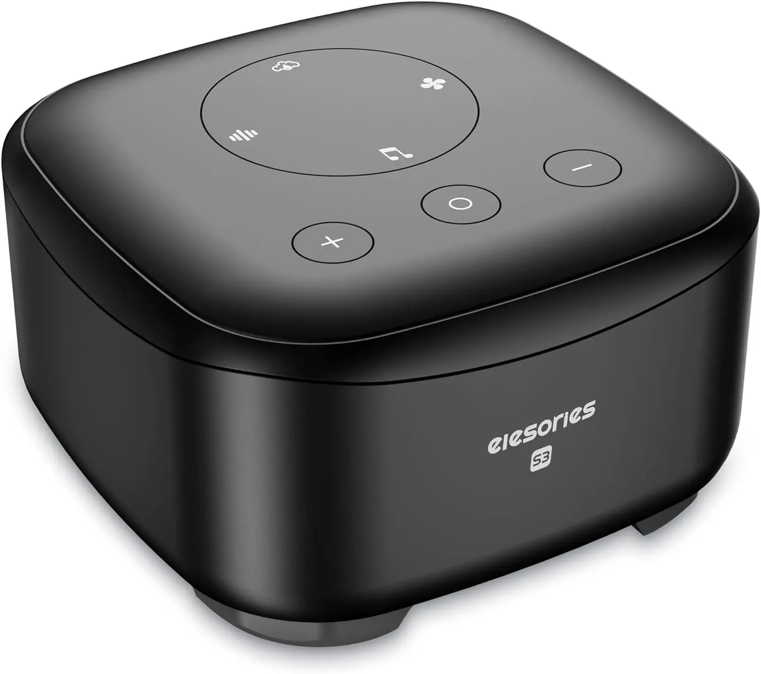 Sound Machine , White Noise Machine with 24 Non Looping Natural Sounds and Memory Function 32 Levels of Volume and 3 Timer Powered by AC or USB and Sleep Sound Timer Therapy for Baby Kids Adults