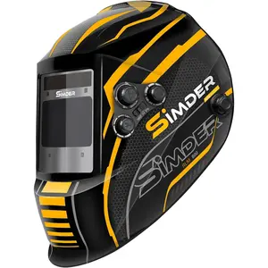 Welding Helmet Auto Darkening, with Solar Power Auto Darkening Welding Helmet, 4 Arc Sensor Wide Shade 4/5-9/9-13 for TIG MIG ARC CUT