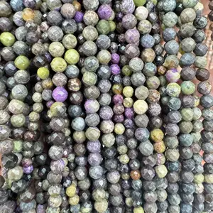Best-selling 2-3-4mm natural amethyst crystal faceted and polished small round beads - exquisite and gorgeous loose spacer beads arranged in an artistic and loose manner to create a dazzling visual hierarchy.Made from premium luxury materials, meticulous