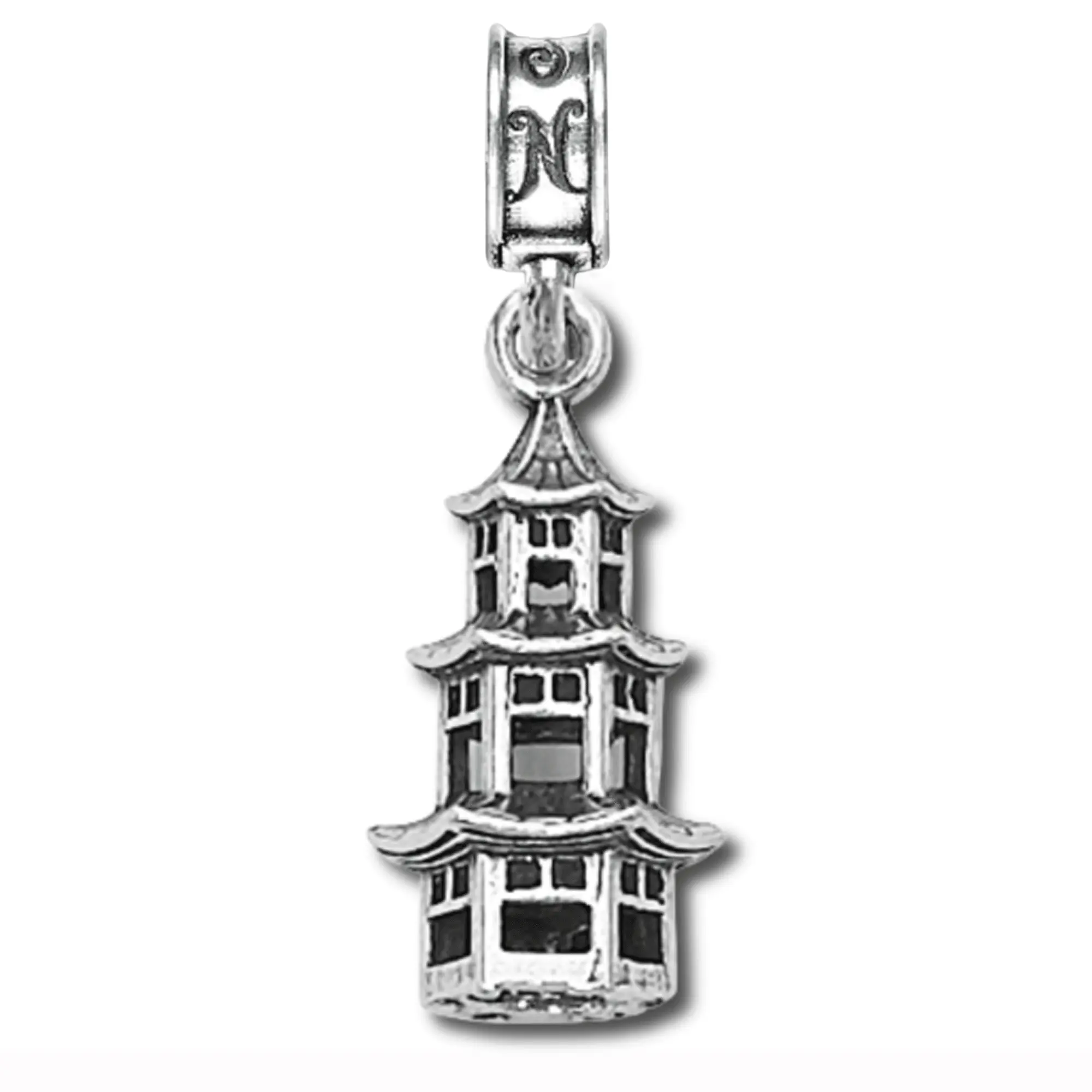NB Sasebo Japanese Pagoda Charm