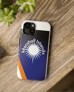 iPhone 15 Case with the Flag of Marshall Islands - Stylish Protective Accessory