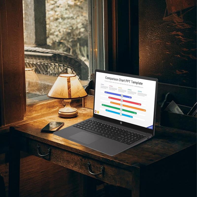 HP 255 G10 Laptop for Business 2026, 15.6" FHD, AMD Ryzen 7 7730U (16/32/64GB RAM | 1TB/2TB SSD), Numeric Keypad, Webcam, WiFi 6& Bluetooth, Windows 11 Pro