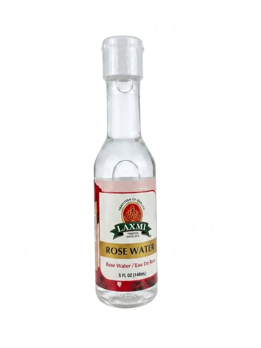 Laxmi Pure Rose Water Beverage - 5 oz, Natural Rosewater Drink for Hydration, Pure Rosewater