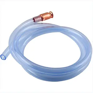 Gas Siphon Hose Pump, Shaker Siphon for Gasoline/Fuel/Water Transfer, Safety Self Priming Hose 1/2" Valve
