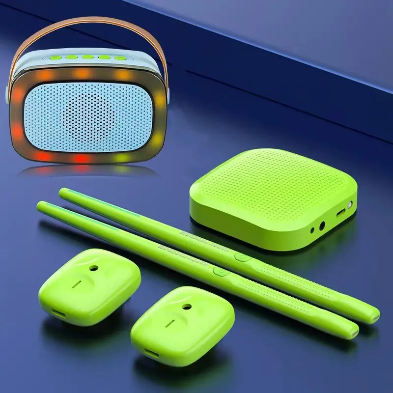 Bluetooth Air Drum Sticks Set - Virtual Electronic Drum Machine with Pedals for Beginners Adults Kids Bluetooth Air Drum Sticks Set - Virtual Electronic Drum Machine with Pedals for Beginners Adults Kids