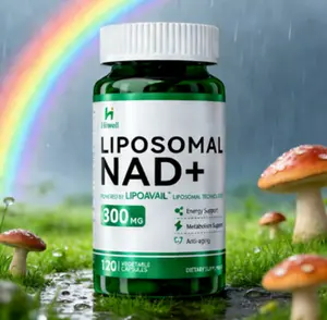 NAD+ Liposomal Capsules - 9x Patented Absorption | 60 Servings, 120 Count | Anti-Aging & Cell Renewal Supplement for Women、 Dietary