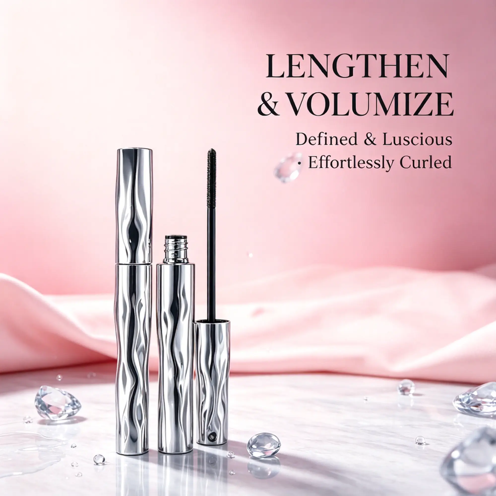1/2 tube size mascara,tube-type waterproof long-lasting curling mascara,waterproof long curling mascara,natural and smudge-proof,long-lasting curling mascara,waterproof and quick-drying  Curling mascara