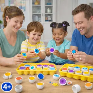 Matching Smart Eggs Toy – Educational Shape Sorting Learning Game for Kids