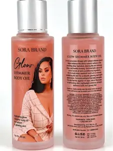 Glow and shimmer body oil