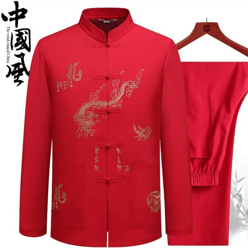 Big Dragon Long Sleeve [Set] Red