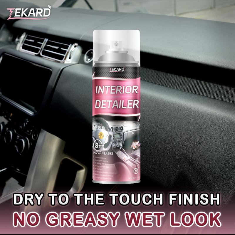 TEKARD Detailer - Ultimate Protection for Vinyl. Rubber. and Plastic Surfaces Car Interior Detailer and Protectant. waterless Spray Wax:Plastic. Rubber. Leather Cleaner for Car lnteriors&Exteriors、Quick Detailer、Automotive Care、Durable Protection Glossy