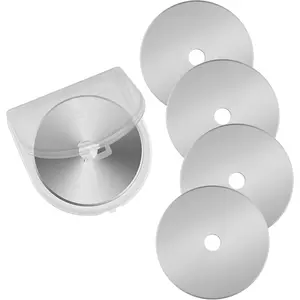 60mm Rotary   5-Pack Replacement  Fits Fiskars, OLFA,Martelli,Dremel,Truecut,DAFA for Quilting Scrapbooking Sewing Arts & Crafts  and Durable   ()