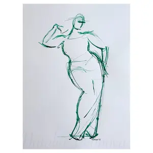 Ink Sketch by Natalia Votinova 9x12 - Original Artwork – Signed