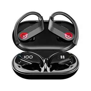 Wireless Earbuds, Built-In Microphone, IPX7 Waterproof, Wireless Bluetooth Noise Cancelling Earbuds Sport, Bluetooth 5.3 Equipped With DSP Anti-Interference Chip (Black)