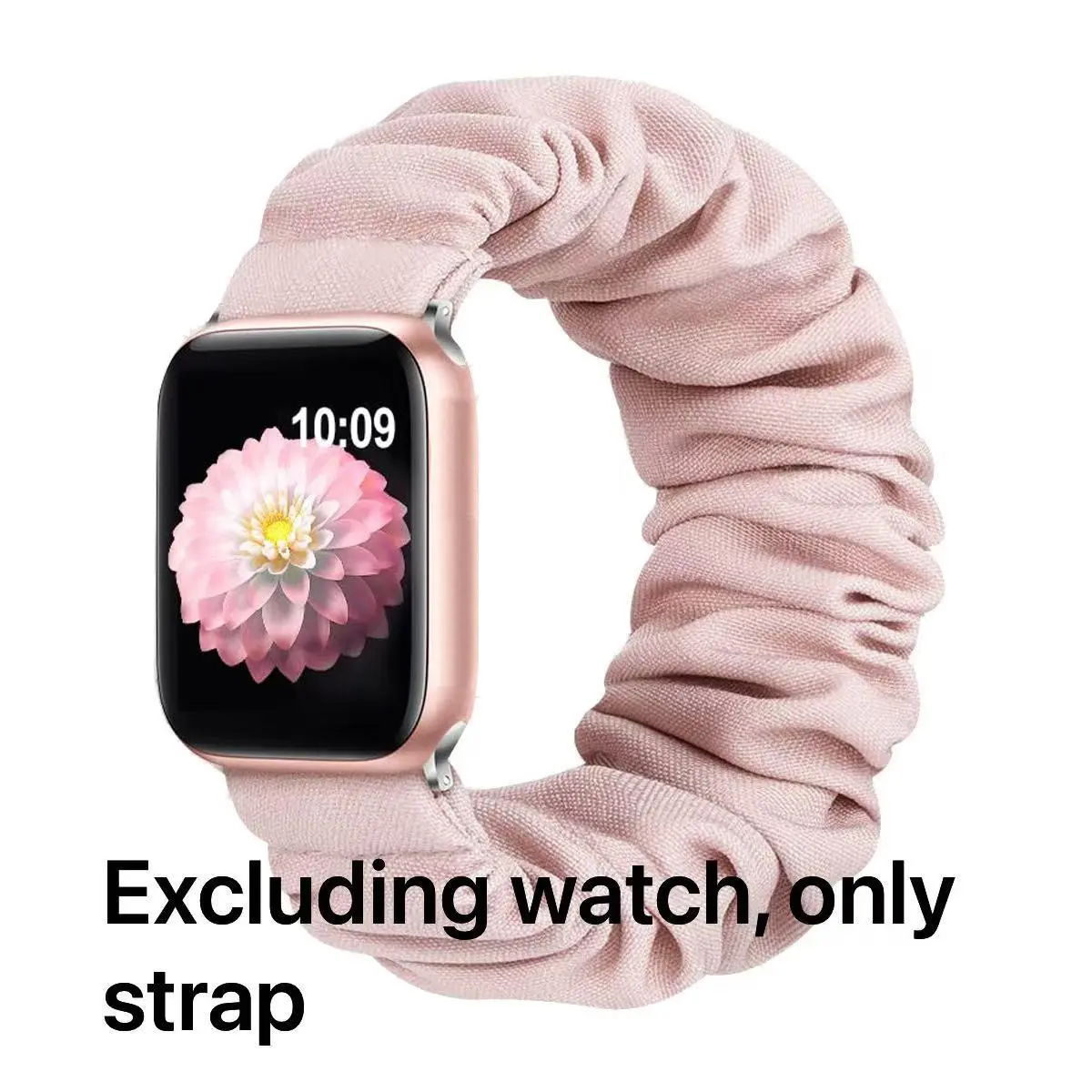 Soft Polyester Watch Band for Women, 1 Count Elastic Headband-Style Watch Band, Wearable Accessories Compatible with Iwatch Series 38mm-49mm, Smart Watch Straps, Smartwatch Accessories