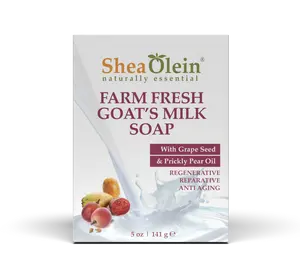 Shea Olein Farm Fresh Goat's Milk Soap with Grape Seed & Prickly Pear Oil Body Care Body Wash