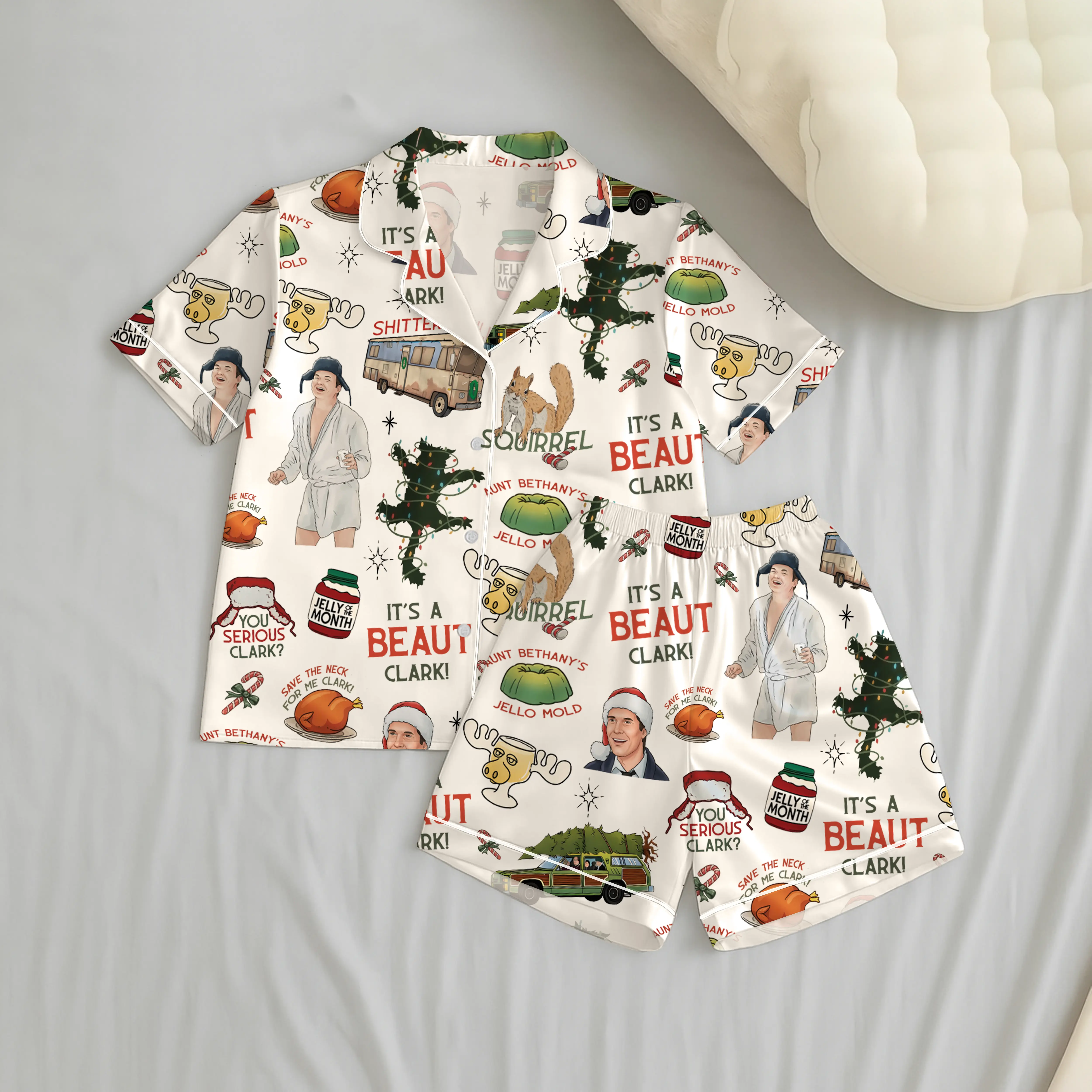 National's Lampoon Pajamas, Griswold Pajamas Set, National Lampoons Women Pajamas, Christmas Vacation Pjs, Christmas Tree Farm Pajamas