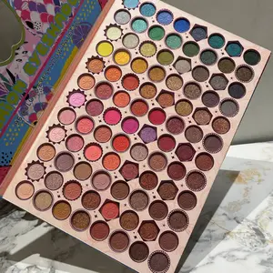 New Extra-Large 96-Color Eyeshadow Palette, Matte and Pearlescent Multi-Color All-in-One Makeup Palette, New Multi-Color Best-Selling Women's Makeup Eyeshadow and Foundation Palette