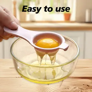 8 Counts Egg Yolk White Separator, Hollow Out Egg Separator Tool for Daily Cooking Use