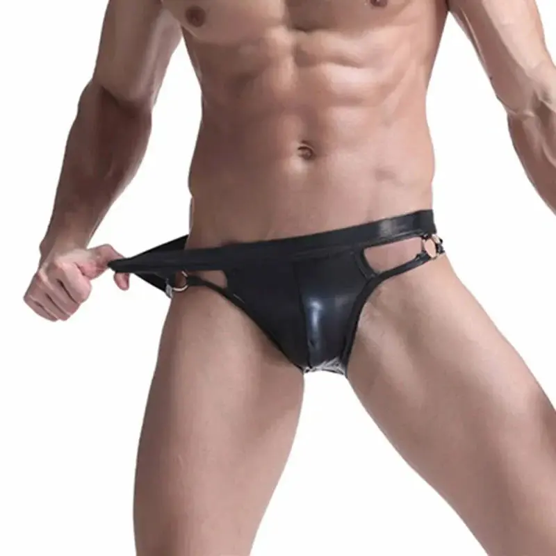 The Howie Special  Men's Leather Jockstrap  Cutout Detail