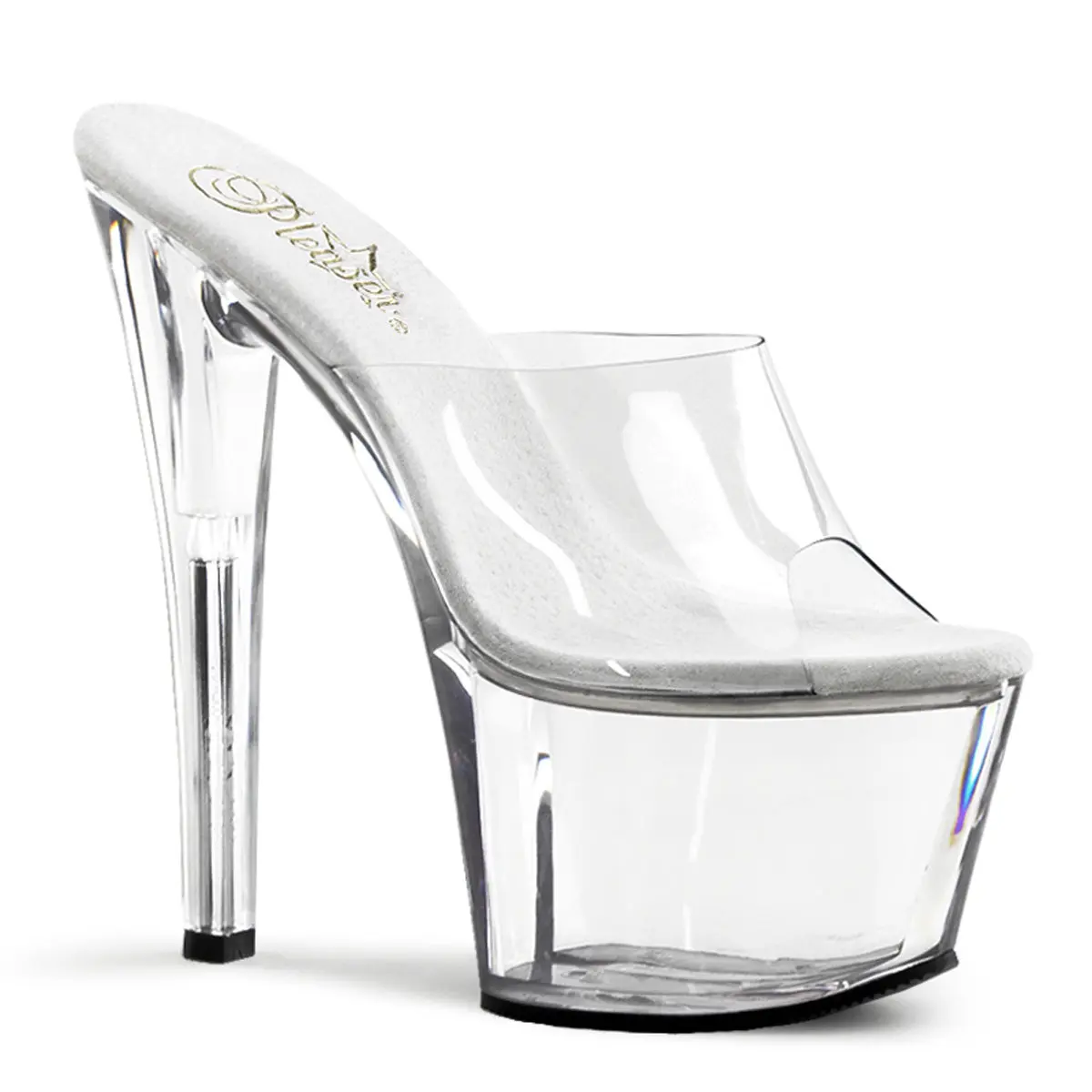 Pleaser Sky-301 Women's Platform High Wedge Heel Slide Shoes - Stylish, Fashionable High Heel Footwear for Party Occasions, Heels Shoes For Women