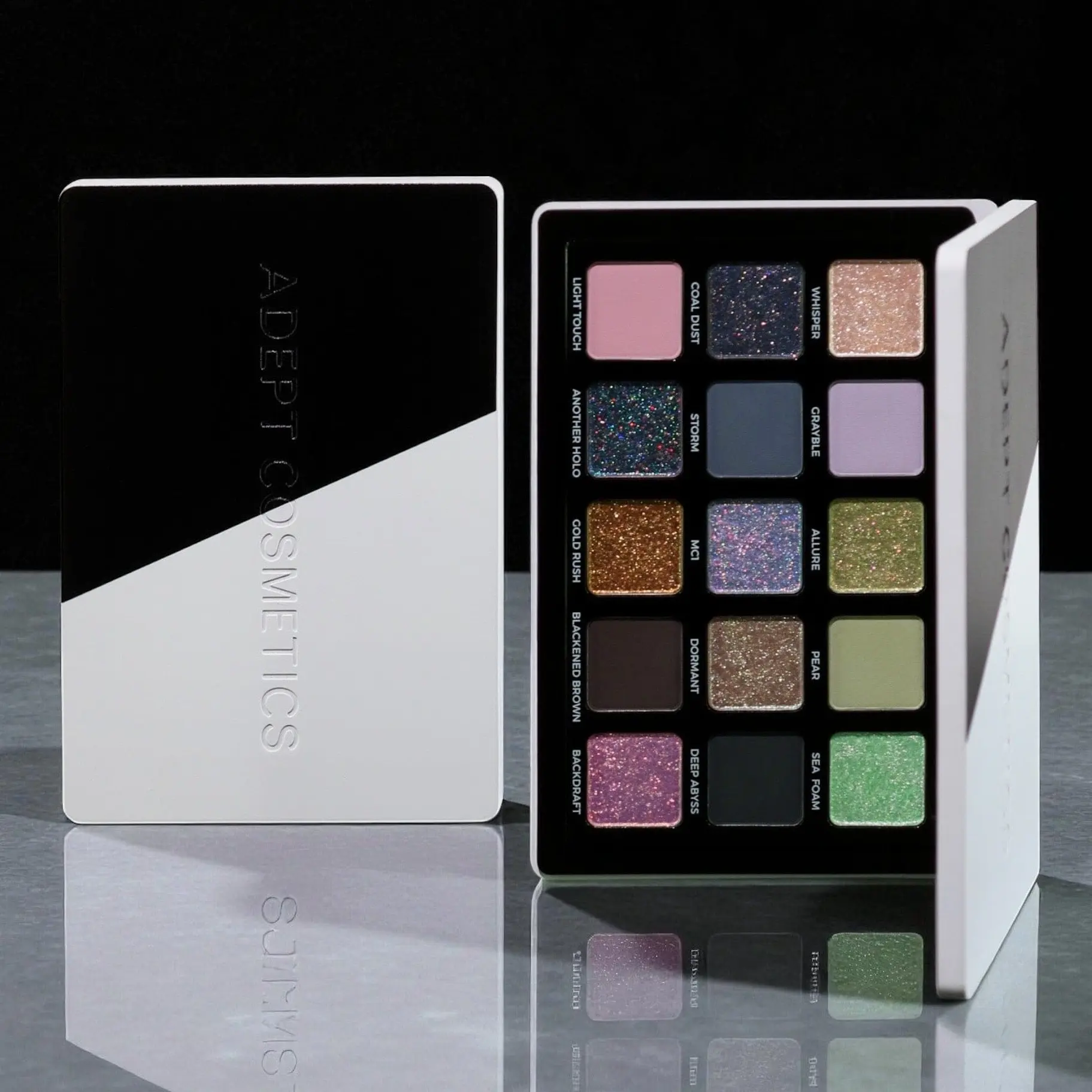 Emo Adept Eyeshadow & Pressed Pigment Palette - 15 Intense Shades