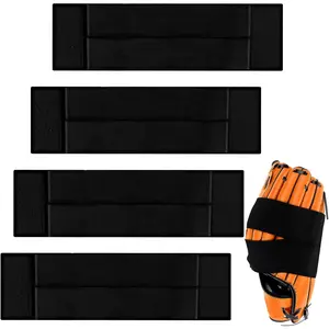 4 PCS Elastic Glove Wrap Band Baseball Softball Glove Strap Accessories Quickly Keep Pocket Formed Fit All Gloves