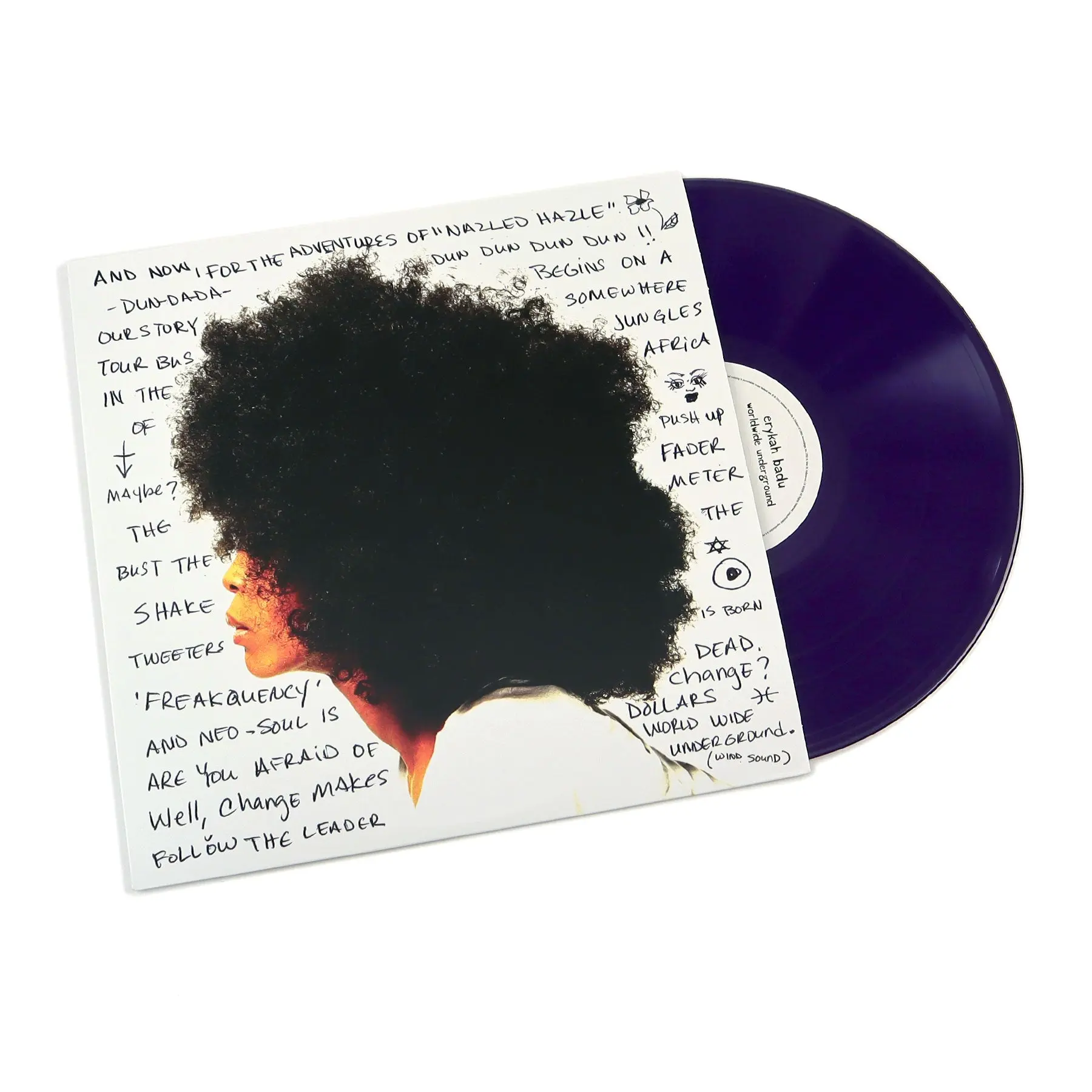 Erykah Badu: Worldwide Underground Colored Vinyl LP - Creative Control, Talented Co-Producers Vinyl Record