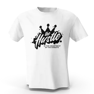 The Hustle T-shirt Cotton Fabric  T-shirt is the perfect addition to any wardrobe with its street-inspired style that still maintains a modest flair. It's everyday basics collection or as part of your fashionable club attire.