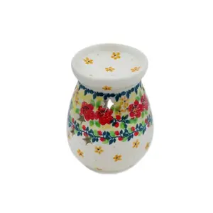 Ceramika Artystyczna Polish Pottery, Aloha, Aroma Oil Burner Lamp