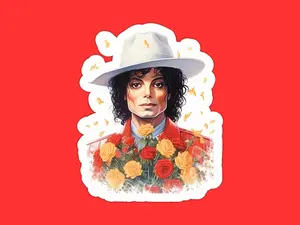 Michael Jackson Sticker
