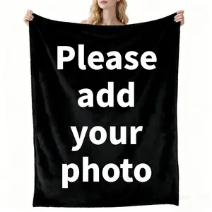 Custom Flannel Blanket Personalized Photo Blanket Christmas Gift Valentines Day Gift Birthday day gift Printed in USAChristmas