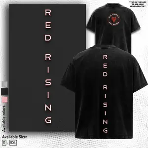 Hail Libertas! Hail Reaper! Vintage Red rising Oversized T-Shirt Themed, Red Rising Book Graphic Tee Washed Heavy Cotton Tshirt, red rising merch, Unisex Booktok Gift