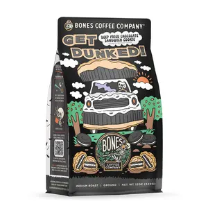 Bones Coffee Company Get Dunked! 12oz Deep Fried Chocolate Cookie & Vanilla Cream Coffee Blend