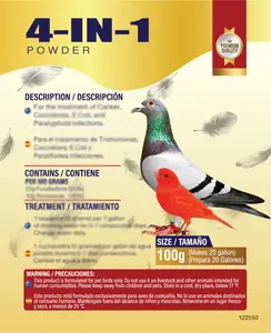 4-in-1 Bird Feeding Powder, Calming Health Supplement for Pigeons, Pet Bird Healthcare Supplies, Health Supplements