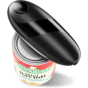 Electric Can Opener - One Touch Automatic Kitchen Gadget, Smooth Edge Design for Safety & Arthritis-Friendly Use, Works with All Can Sizes