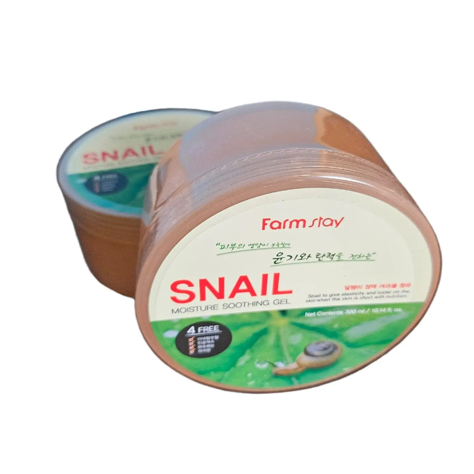 FARMSTAY Snail Moisture Soothing Gel with snail mucin Flower Moisturizer moisturizing serum