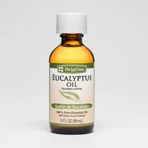 De La Cruz Eucalyptus Essential Oil Aromatherapy for Diffuser or Humidifier 100% Pure Steam Distilled Eucalyptus Globulus 2 FL OZ 1 Bottle