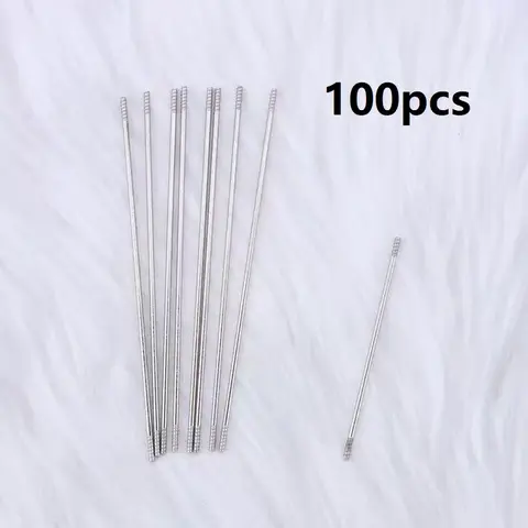 100 DIY Beaded Pen Extenders, Creative Holiday Party Stationery, School Supplies for Ballpoint Pens with 117 mm and 97 mm Wires, Fashion Writing School and Office Gifts
