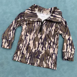 Kids  boy  camouflage long sleeve pullover