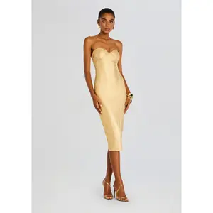 Charlize Coated Knit Dress