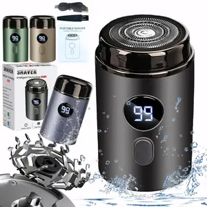 Electric Hair Trimmer, 1 Box Waterproof Portable Hair Clipper with Accessories, Rechargeable Hair Shaver for Men, Great for Travel and Home Use, USB Rechargeable Trimmer