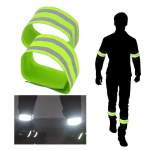 Ultimate Visibility Safety Belt - High-Performance Reflective Gear for Cycling, Night Walking, Running - Adjustable, Comfortable, and Durable Wrist, Arm, Ankle, and Leg Reflective Accessory for Enhanced Safety and Peace of Mind