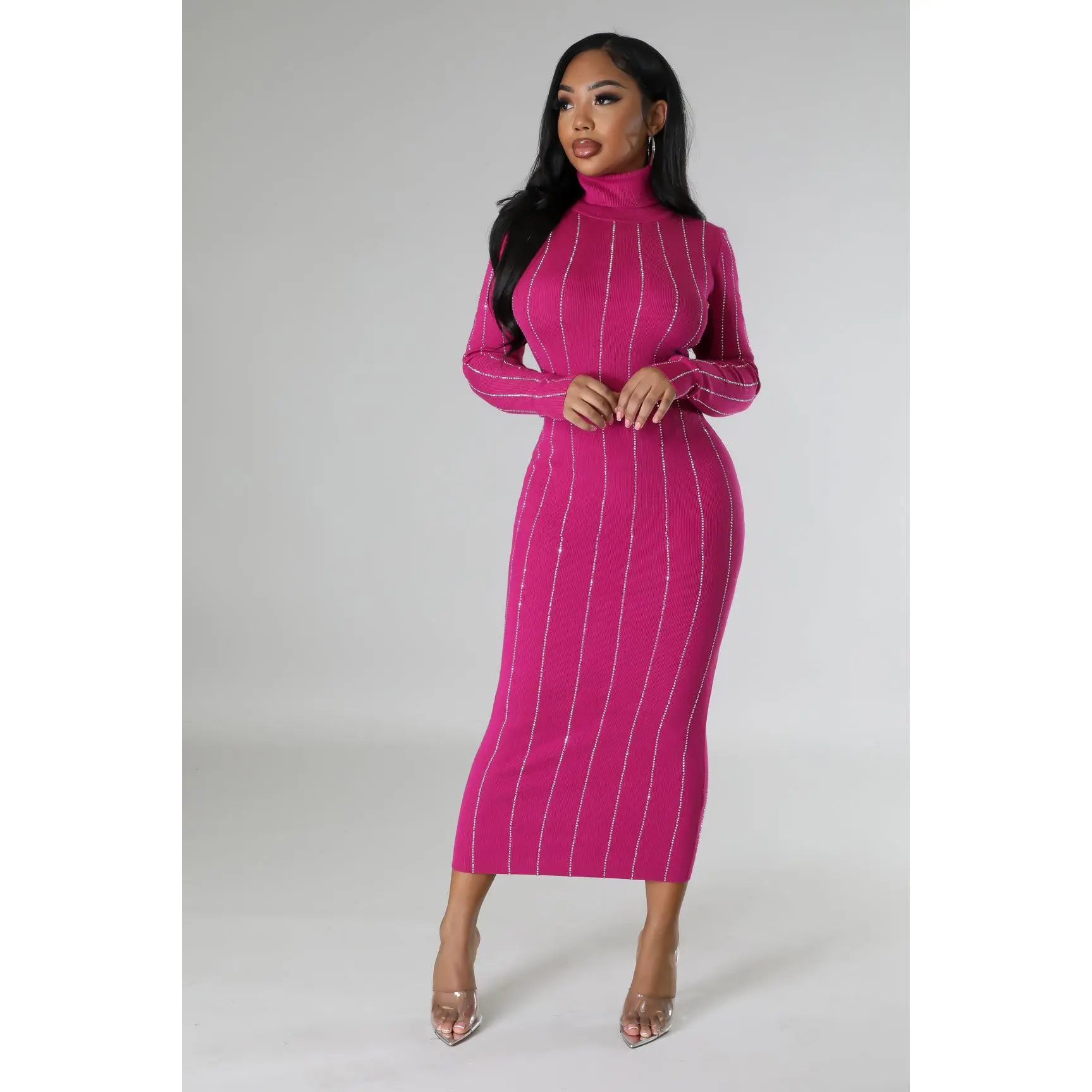 Jenny Dress (Magenta)