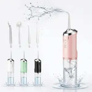 Electric Water Flosser & Jet Tip, 1 Set PortableRechargeable Oral Irrigator for Home & Travel,Teeth Cleaning Device for Anxiety family use