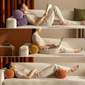 Body Pillow, Memory Foam Body Pillows for Adults Sleeping, Decorative Bolster Pillow for Couch and Bed, Long Cylinder Tube Round Pillow