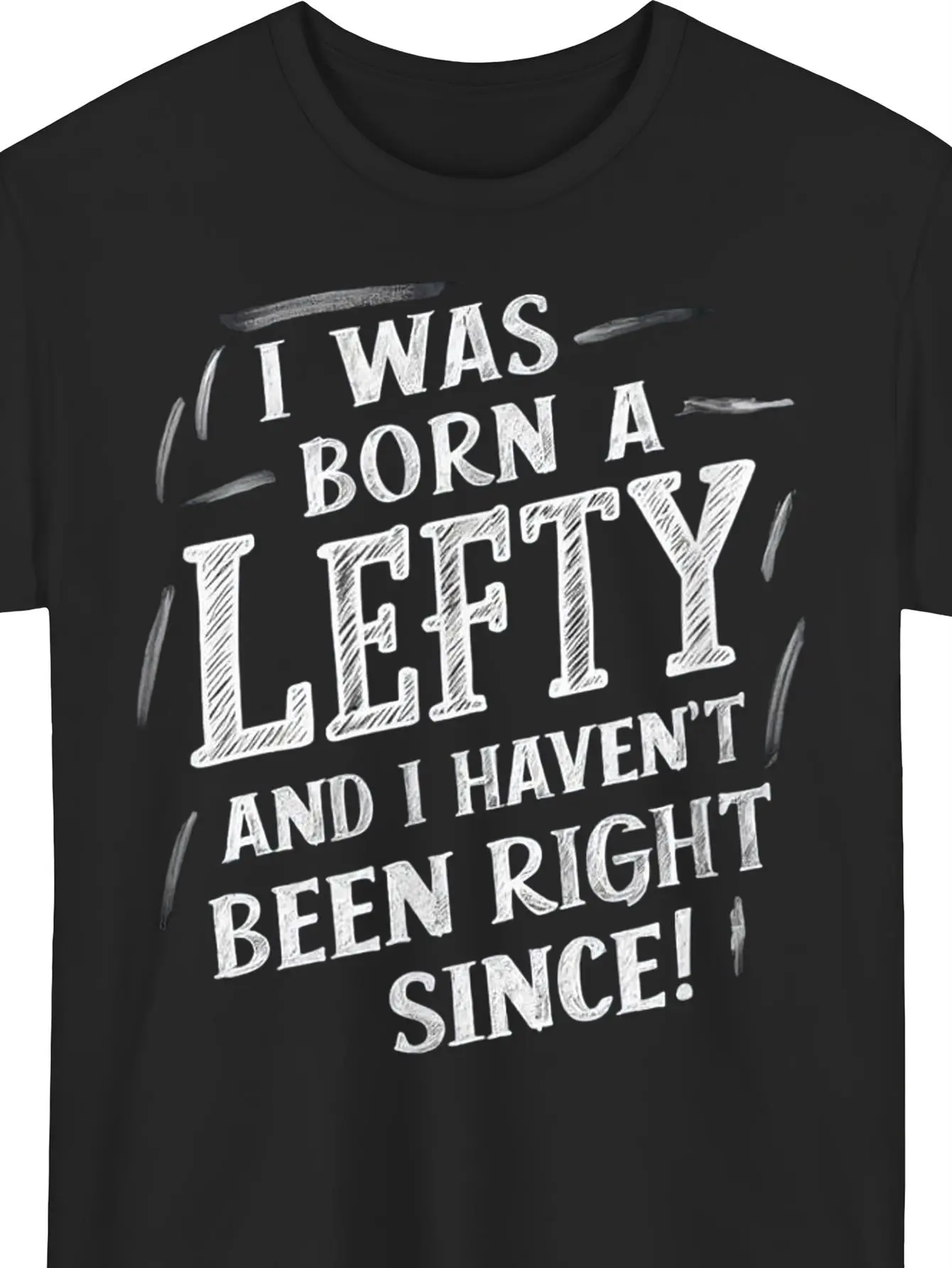 Chalkboard Style Lefty Humor I Havent Been Right S